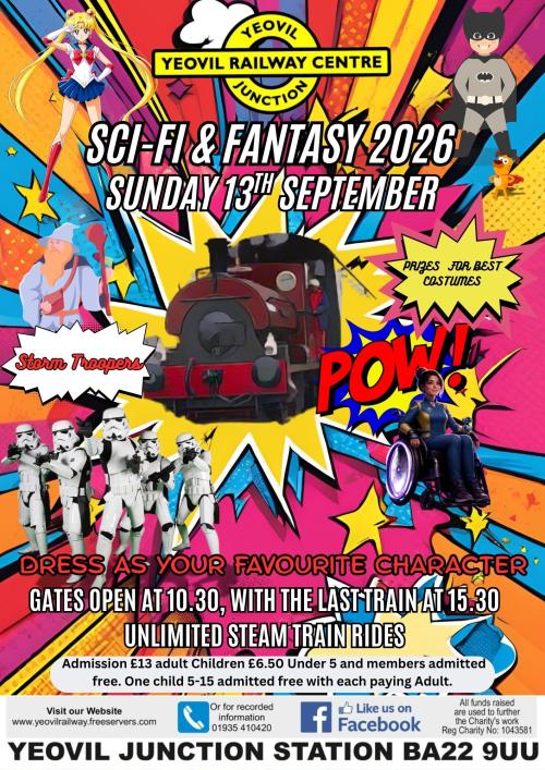 Steam Train Day  + SCI-FI/ Fantasy